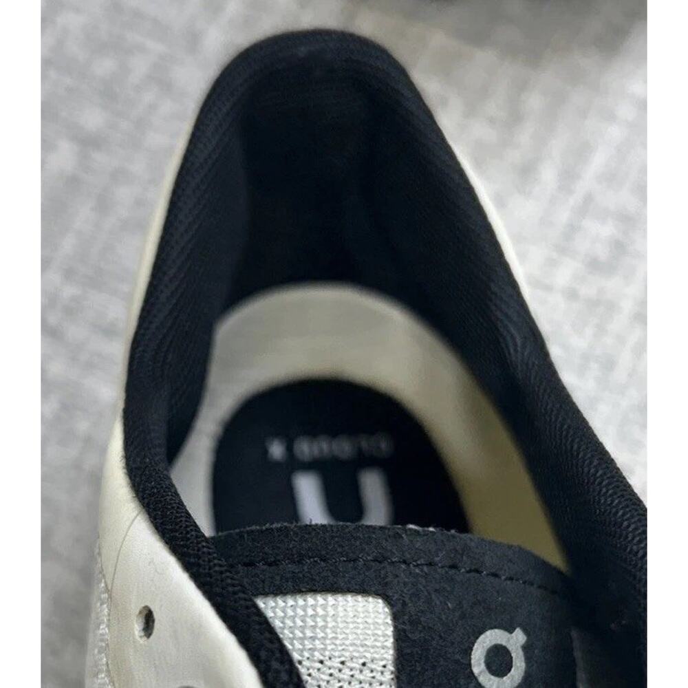 On Cloud X Women's 7.5 Cloudtec Helion White Black Running Walking Sneaker Shoe - Picture 5 of 9